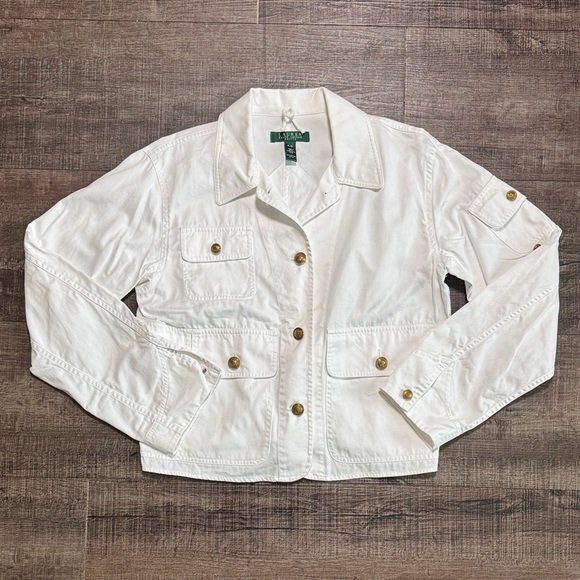 Lauren Ralph Lauren Jackets & Blazers - Women's White Jacket